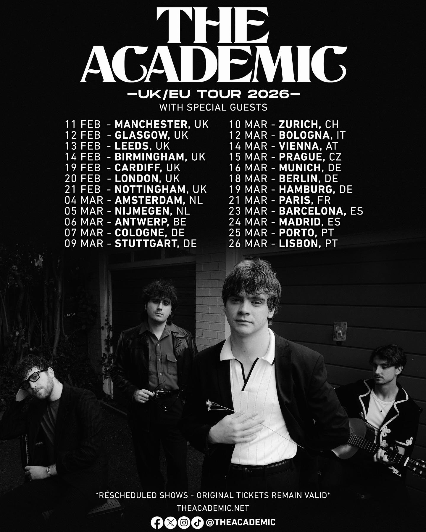 The Academic Tour Poster 2026